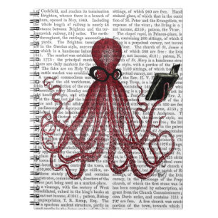 Intelligente Oktopus Notizblock