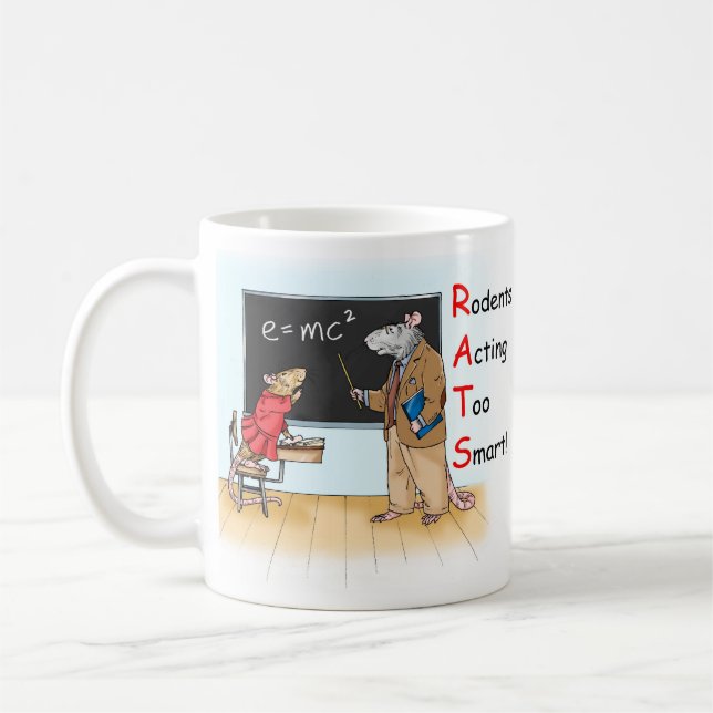 Intelligente Ratten-Tasse Kaffeetasse (Links)