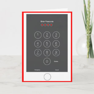 Intelligente Telefon-Gruß-Karte Feiertagskarte