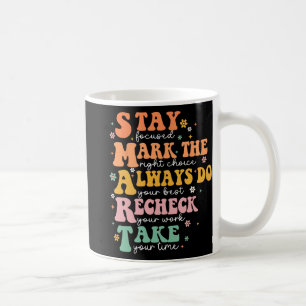 Intelligente Test Day Squad Funny Student Teacher Kaffeetasse