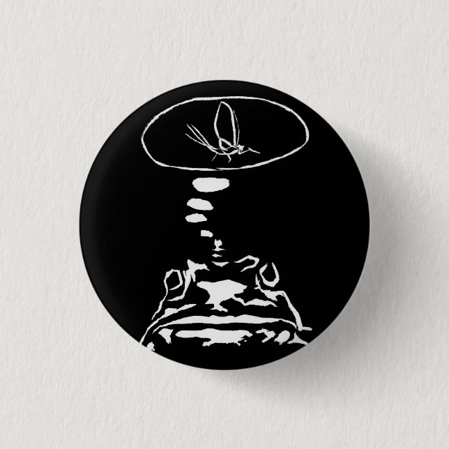 Intelligente Tiere im Internet "Hungry Frog Dreams Button (Vorderseite)