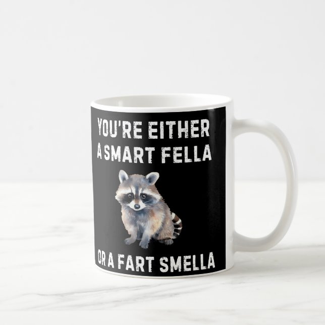 Intelligenter Kerl Furz Riecher Tasse - Lustige Ka (Rechts)