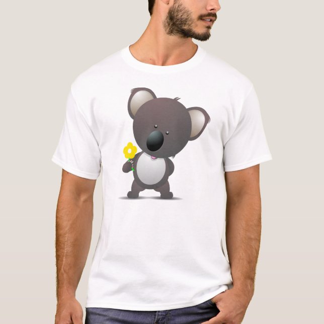 Intelligenter Koala T-Shirt (Vorderseite)