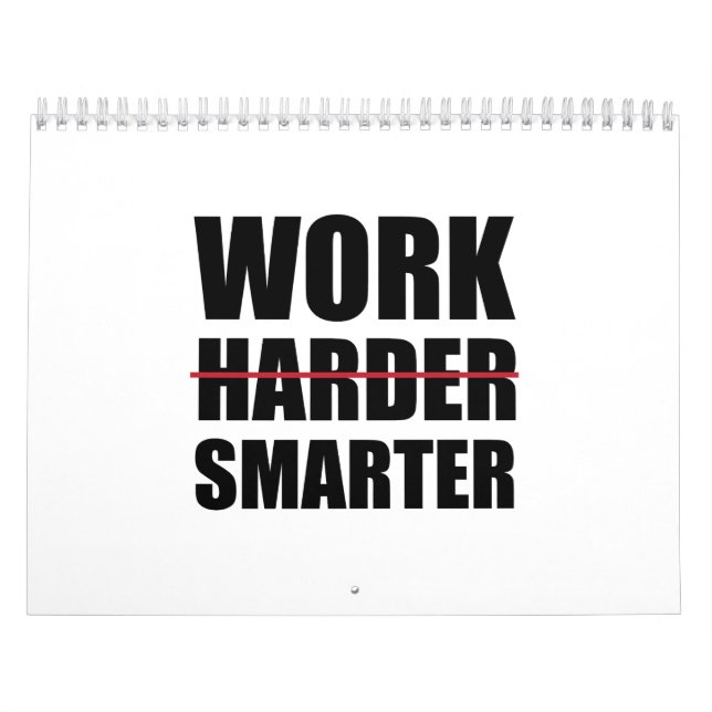 Intelligenter und Motivierend arbeiten Kalender (Titelbild)