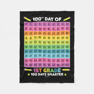Intelligenterer 100. Schultag 1. Schulstufe Fleecedecke