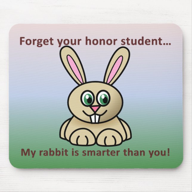 Intelligenteres Kaninchen Mousepad 2 (Vorne)