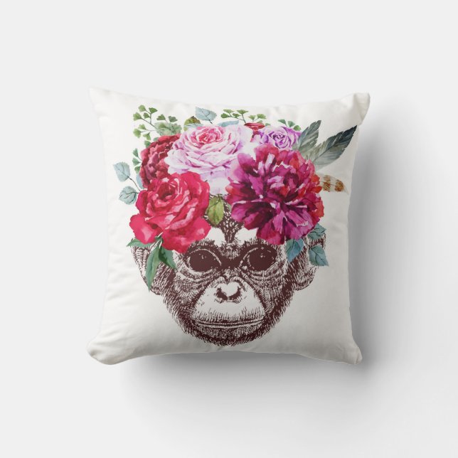 Intelligentes Affekissen (weiß) Kissen (Vorderseite)