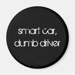 intelligentes Auto, stummer Fahrer Magnet