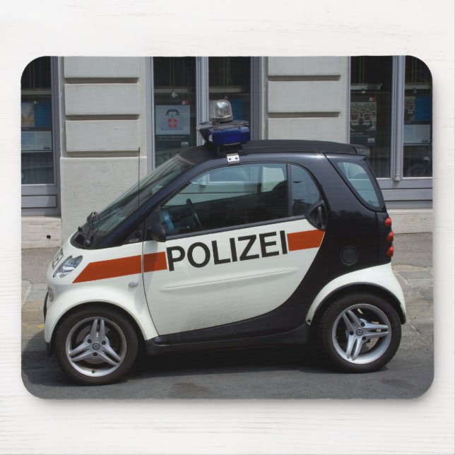 intelligentes Polizeiauto Mousepad (Vorne)
