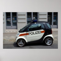 intelligentes Polizeiauto