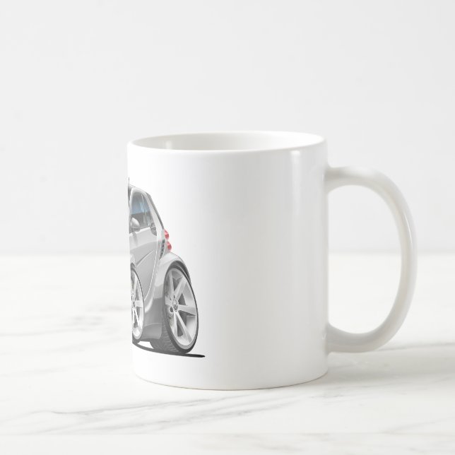 Intelligentes silbernes Auto Kaffeetasse (Rechts)