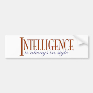 Intelligenz Autoaufkleber