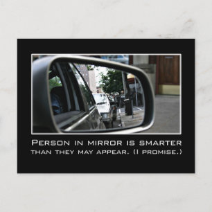 Intelligenz: Ich bin wirklich viel schlauer als ic Postkarte