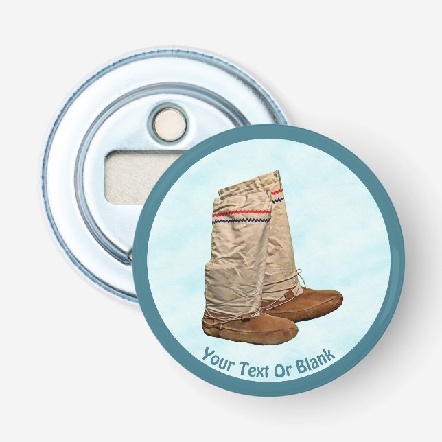 Intelligenz im Schnee Flaschenöffner (Vorderseite)