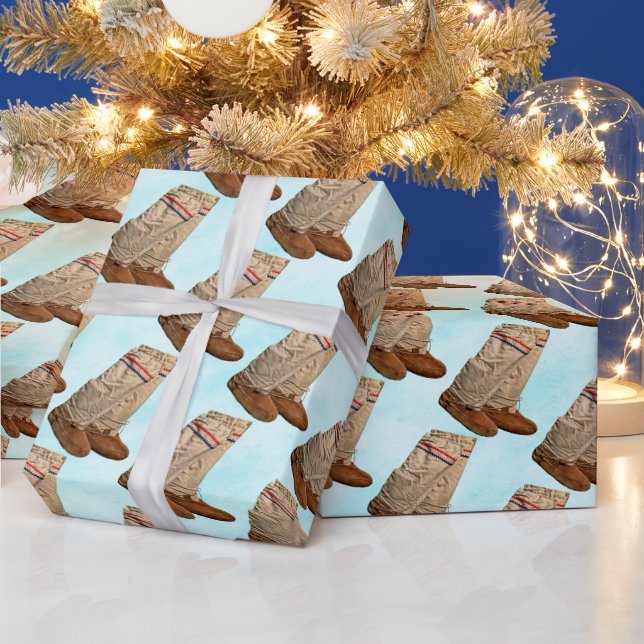 Intelligenz im Schnee Geschenkpapier (Feiertage)