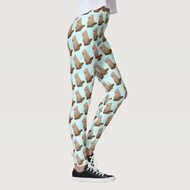 Intelligenz im Schnee Leggings (Rechts)