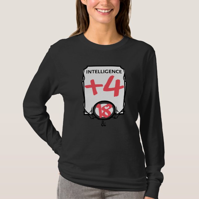 Intelligenz von Dungeons & Dragons T-Shirt (Vorderseite)