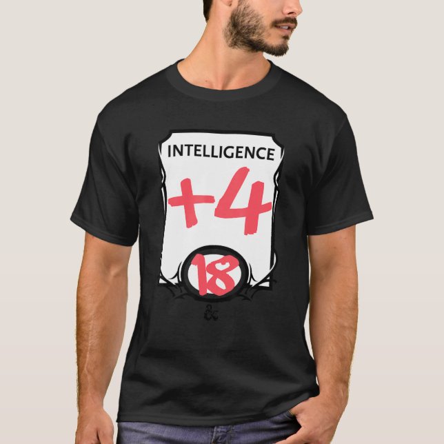 Intelligenz von Dungeons & Dragons T-Shirt (Vorderseite)