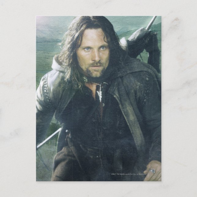 Intense Aragorn Postkarte (Vorderseite)