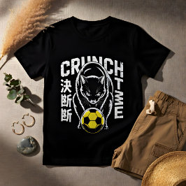 Intense Cat Soccer T-Shirt - Gift for Athletes