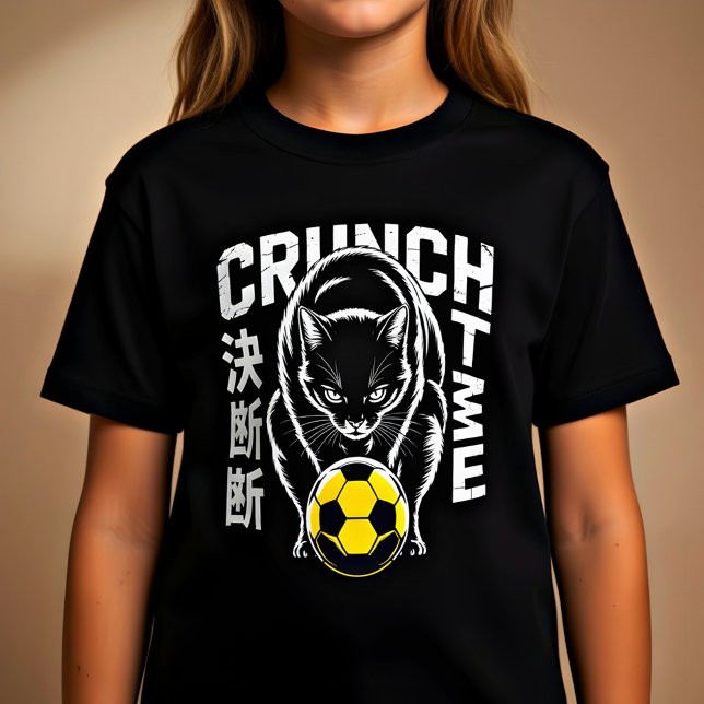 Intense Cat Soccer T-Shirt - Gift for Athletes (Von Creator hochgeladen)