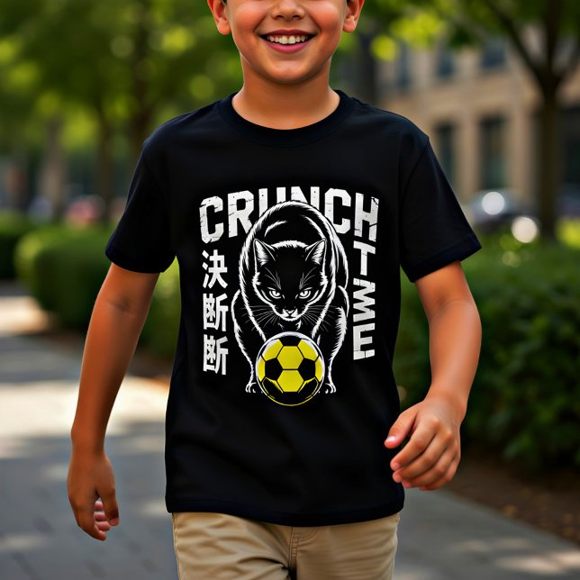 Intense Cat Soccer T-Shirt - Gift for Athletes (Von Creator hochgeladen)