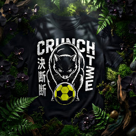 Intense Crunch Time Cat - Game Day Style T-Shirt