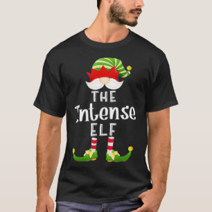 Intense Elf Group Weihnachten Funny Pajama Party T-Shirt