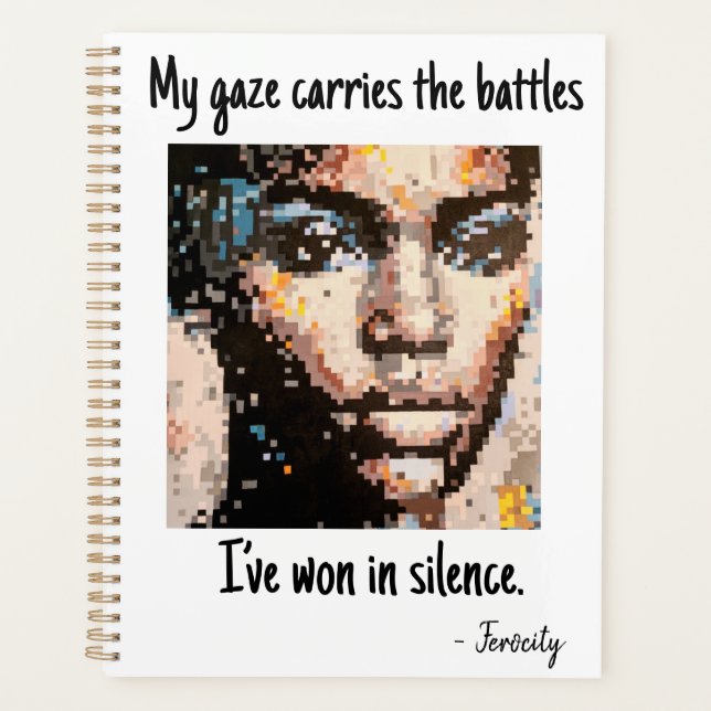 Intense pixel portrait planer (Vorderseite)