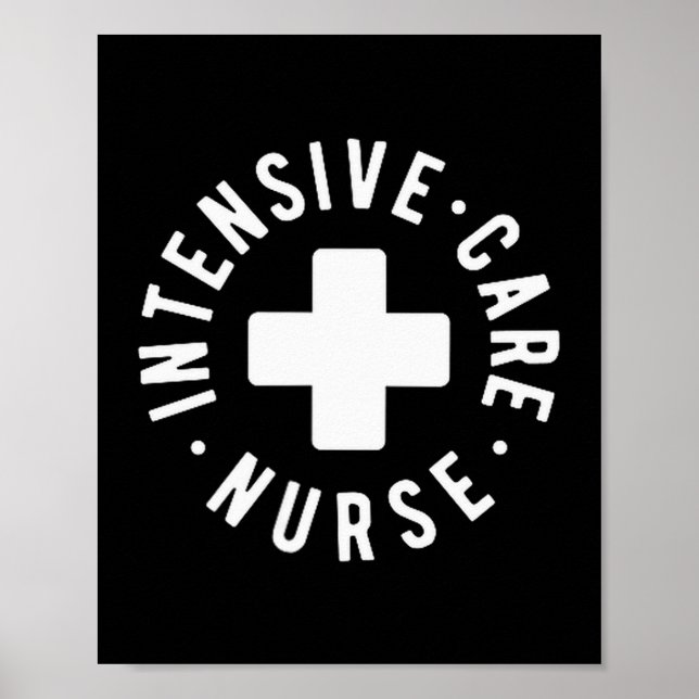 Intensive Care Nurse Icu Nurse New Grad Nurse  Poster (Vorne)