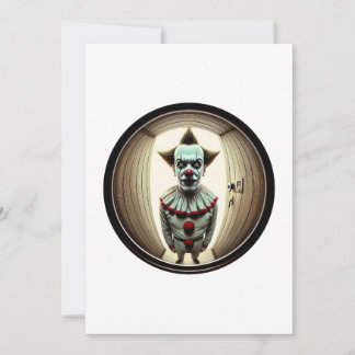 Intensive Clowns durch die Tür | Fisheye Einladung