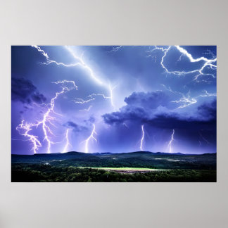 Intensive Natur | Blitzstürm Poster