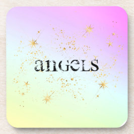 *~* INTENSIVE UNTERSETZER ANGELS Glitzer Regenboge