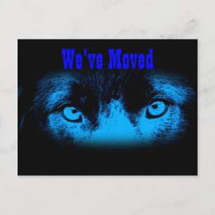 Intensiver Adresswechsel Ankündigungspostkarte