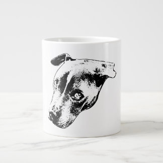 Intensiver Blick in feine Tinte Jumbo-Tasse