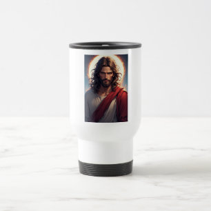 Intensiver Jesus Christus Christlicher Reisebecher
