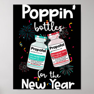 Intensivkrankenschwestern Silvester 2025 PN Flasch Poster