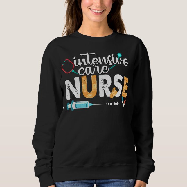 Intensivpflege Krankenpfleger Niedliche Krankensch Sweatshirt (Vorderseite)