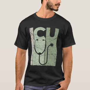 Intensivstation für Vintage Intensivmedizin der In T-Shirt
