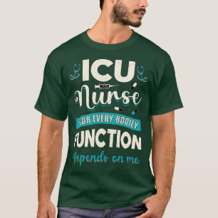Intensivstation Krankenschwester Medizin Notfall L T-Shirt