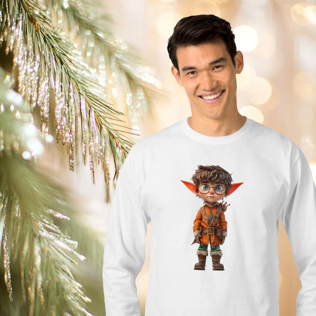 Intent Boy Christmas Elf Men's T-Shirt (Von Creator hochgeladen)