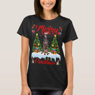 Inter Dog Lichter Weihnachtsbaum Santa Inter Dog W T-Shirt