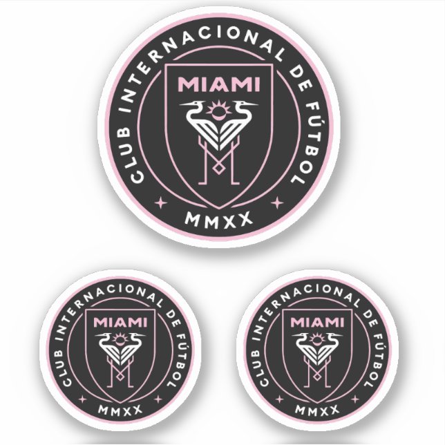 INTER MIAMI FC-MLS AUFKLEBER (Vorderseite)