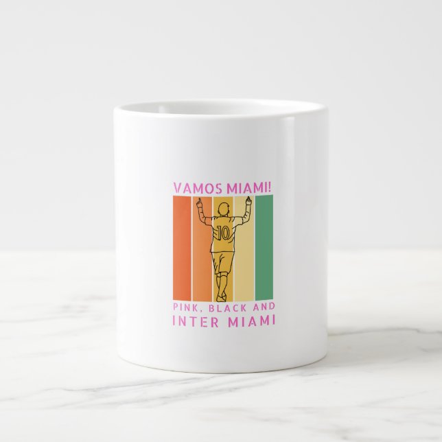 Inter miami messi fan Jumbo-Tasse (Vorderseite)