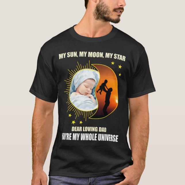 Interaktiver QR-Code benutzerdefiniertes Foto Vate T-Shirt (Vorderseite)