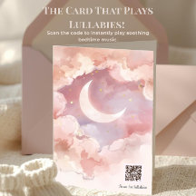 Interaktiver Wiegenlied-QR-Code | Pink Moon Shower