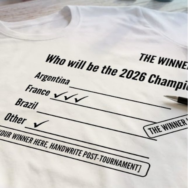Interaktives 2026 Sports Champion Tee (Von Creator hochgeladen)