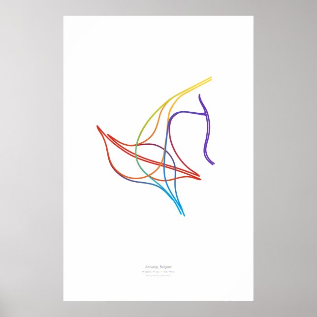 Interchange Choreografie: Antwerpen, Belgien Poster (Vorne)