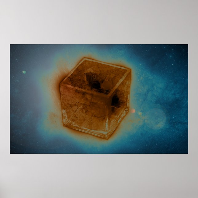 Interdimensionaler Würfel Poster (Vorne)