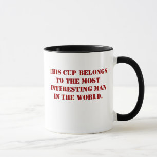 Interesing Mannschale Tasse